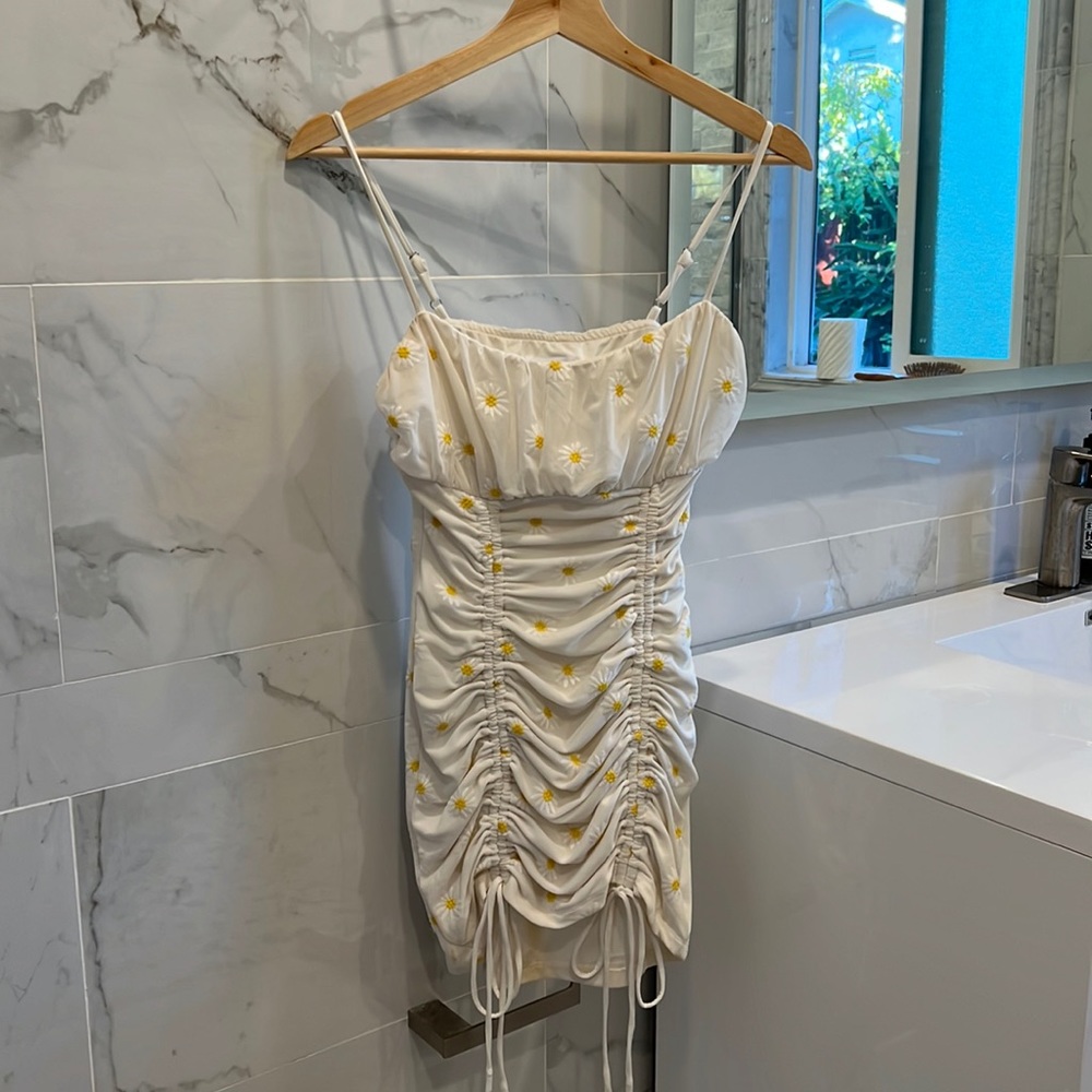 Princess Polly mini sunflower dress